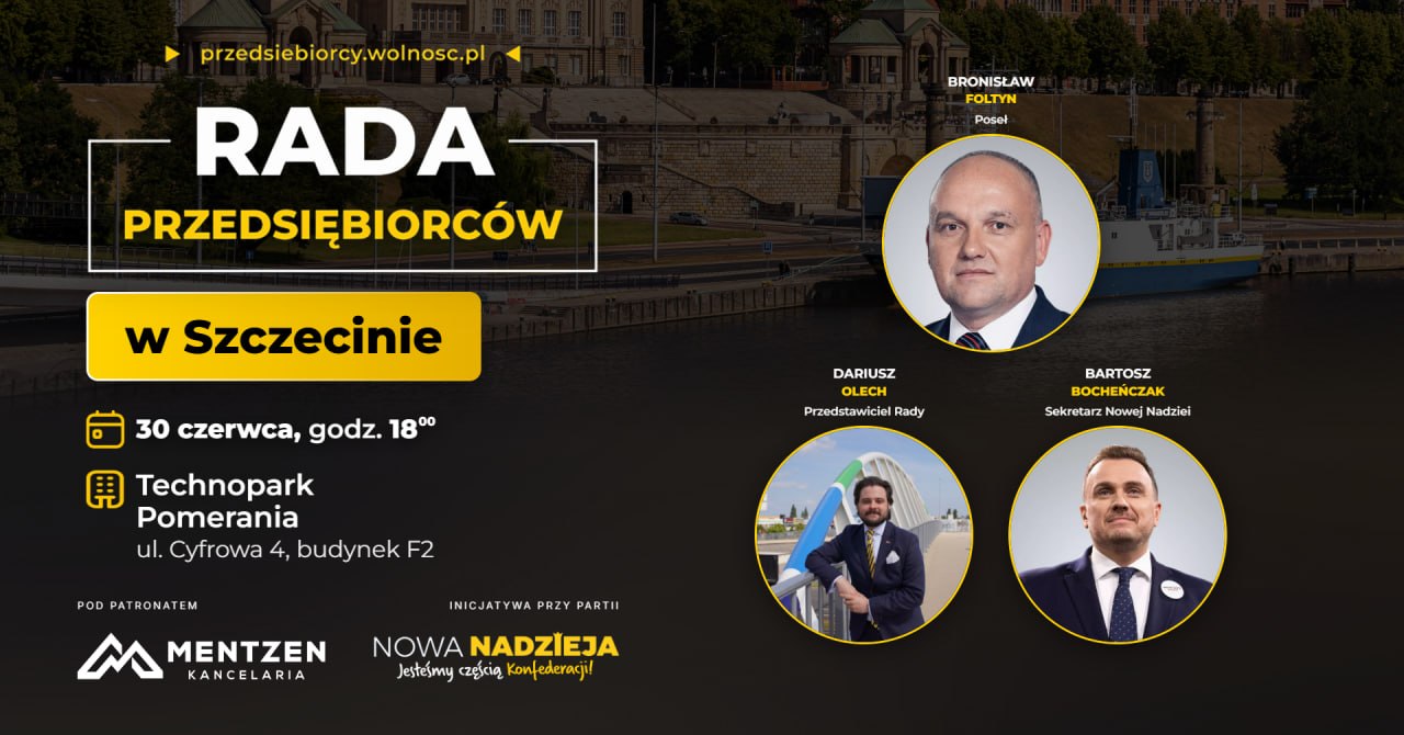 Rada Przedsiębiorców w Szczecinie – dołącz do spotkania już 30 czerwca!